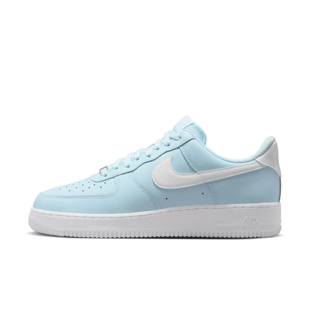Nike Air Force 1 '07 Mens Size 9.5 Sneakers Shoes Glacier Blue White FJ4146-400